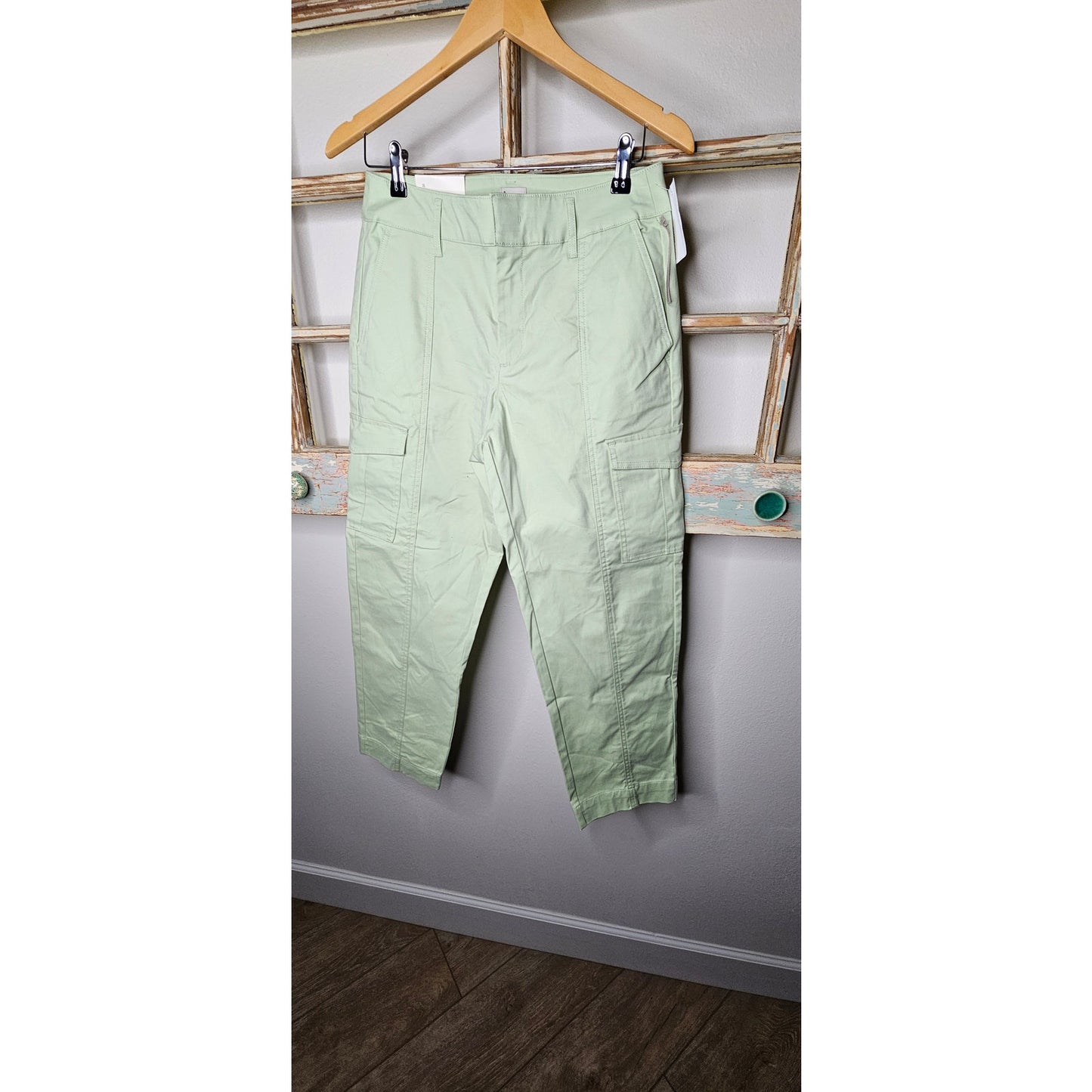 NWT Cargo Style Pants Muted Green Ladies size 8
