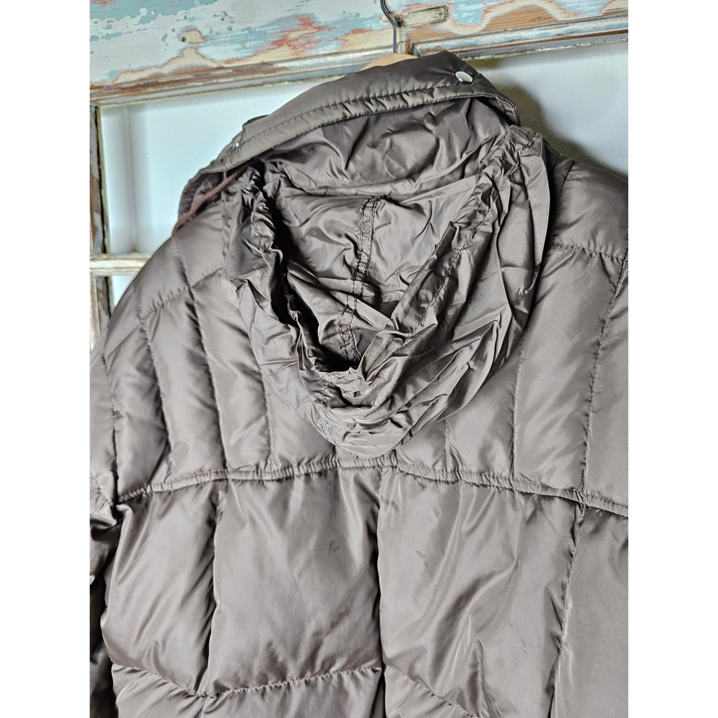 Vintage Hirsch Weis Taupe Ladies Puffer Jacket size Large