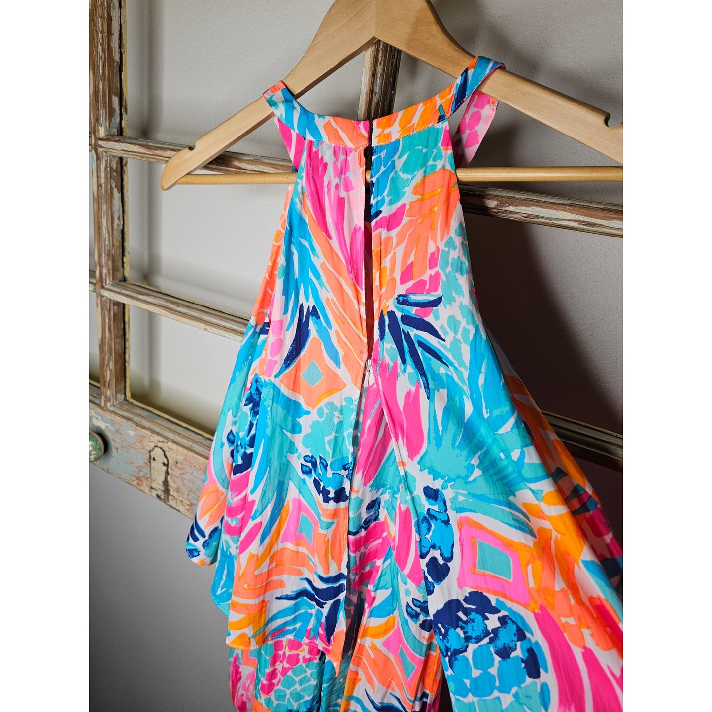 Lilly Pulitzer Edona Romper In Multi Boombay Smashed Ladies size 00
