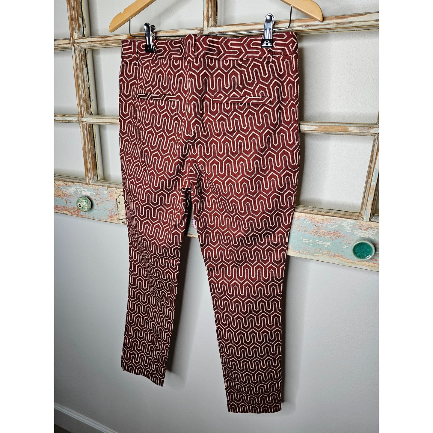 Anthropologie Cartonnier Trousers Charlie Ankle Womens pants size 6