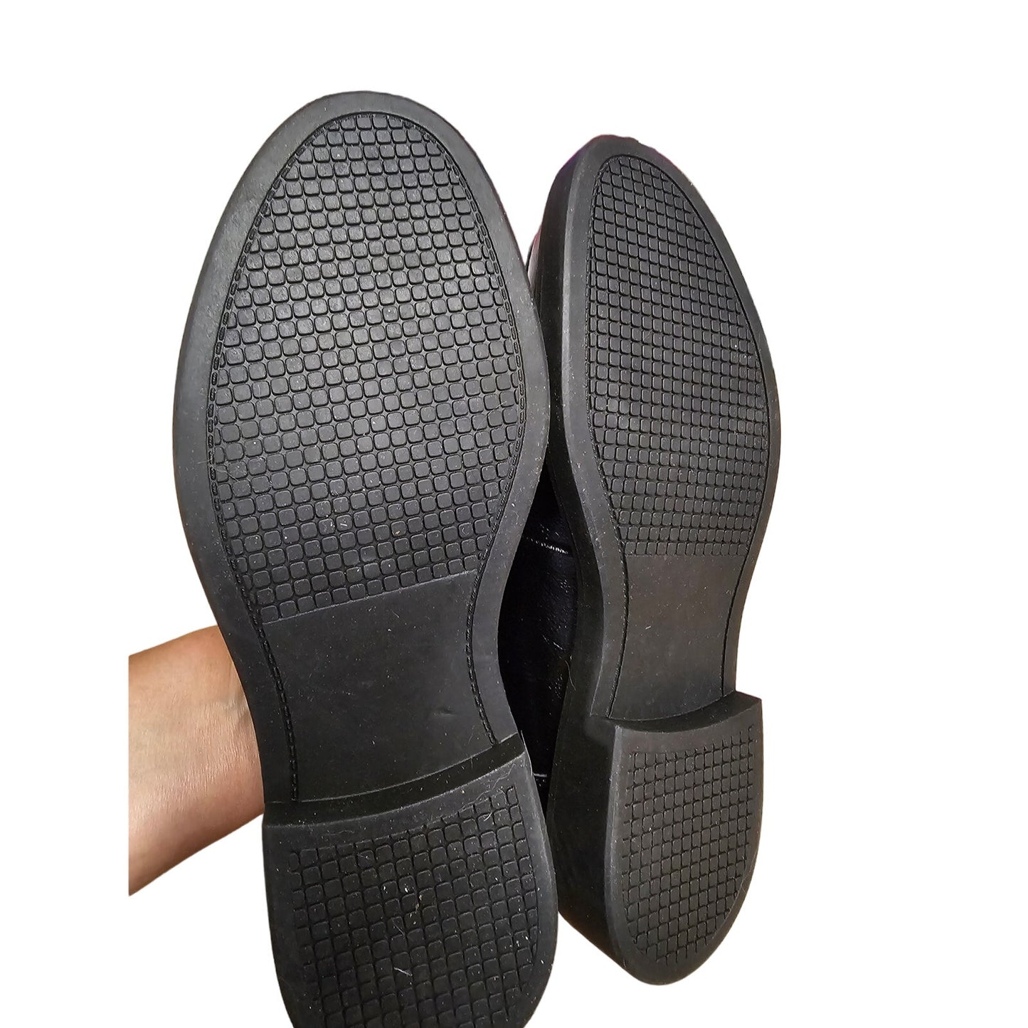NWOB Black Leather Steve Madden Kalon Loafers with bit accents size 9