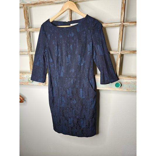 MM. Lafleur Women's Etsuko Sheath blue/black size 6