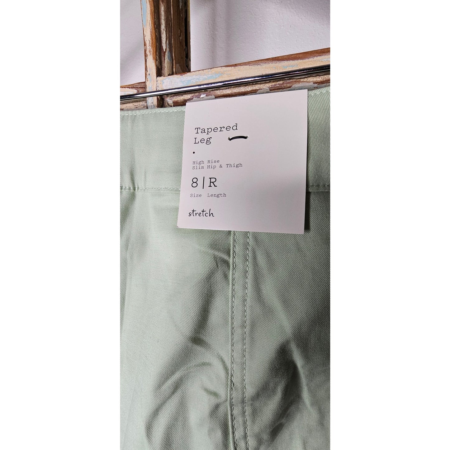 NWT Cargo Style Pants Muted Green Ladies size 8