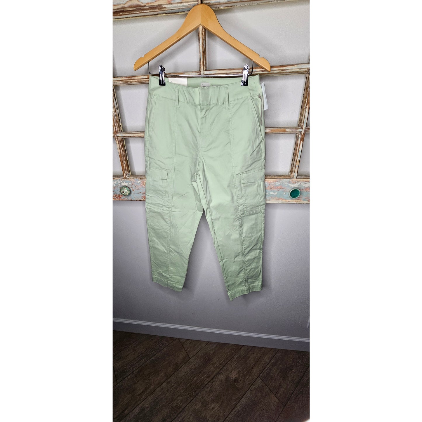 NWT Cargo Style Pants Muted Green Ladies size 8