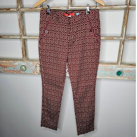 Anthropologie Cartonnier Trousers Charlie Ankle Womens pants size 6