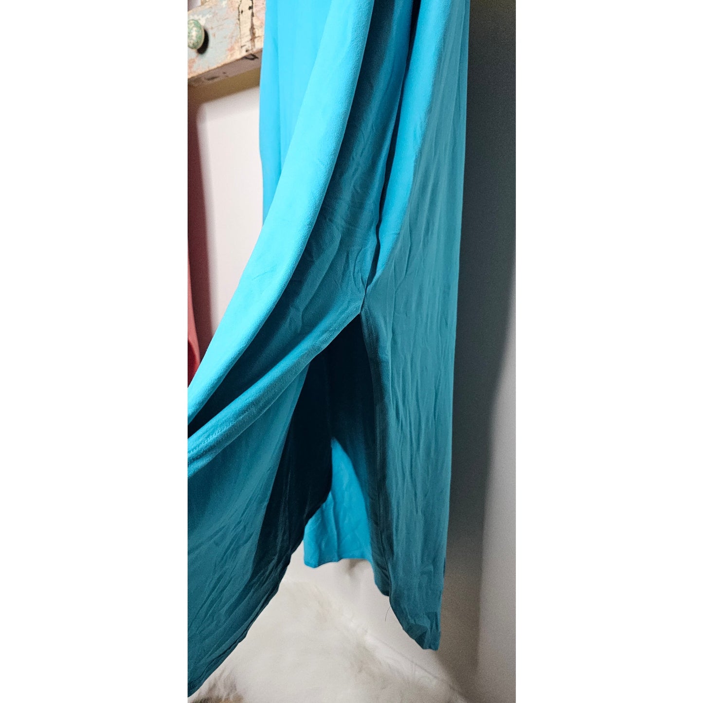 NWT Turquoise Sleeveless Maxi Dress Ladies Size 2X 18/20