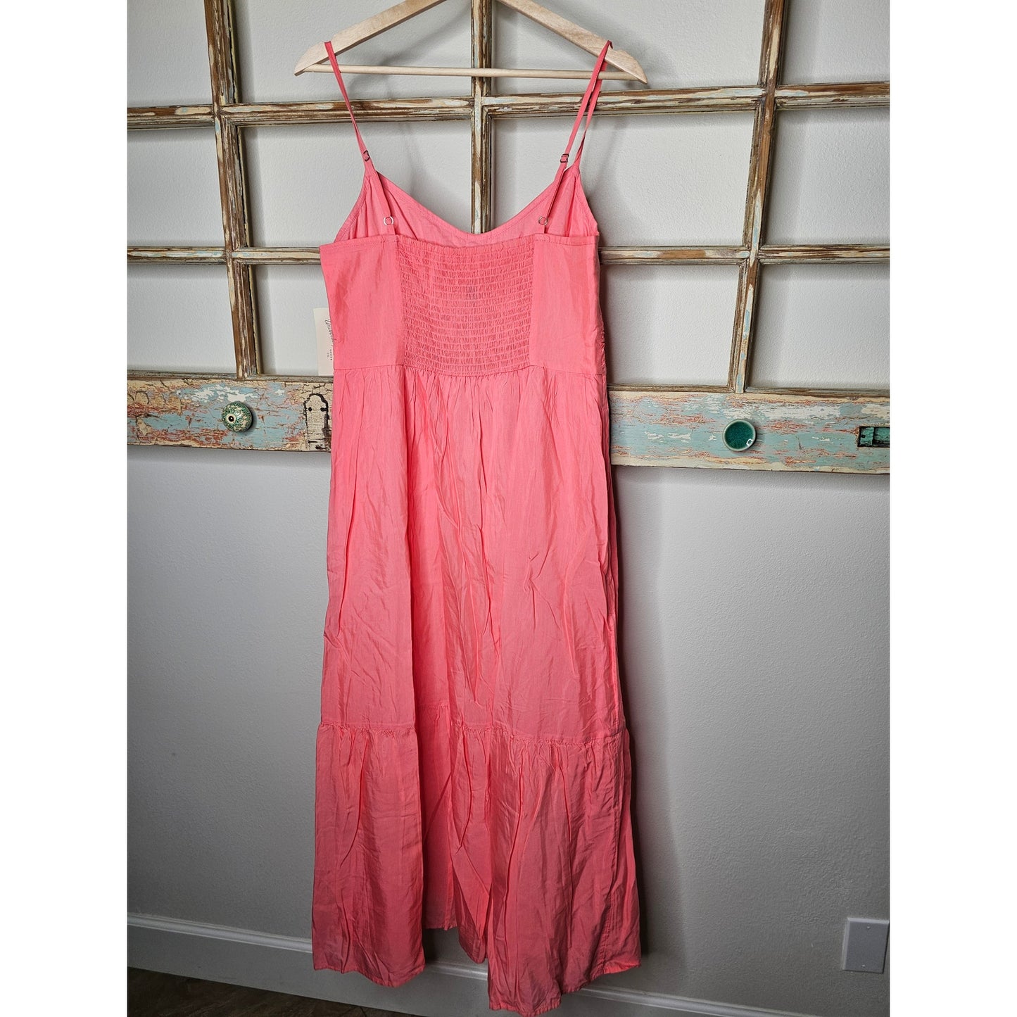 NWT Coral Adjustable Strap Midi Sun Dress Ladies size Medium