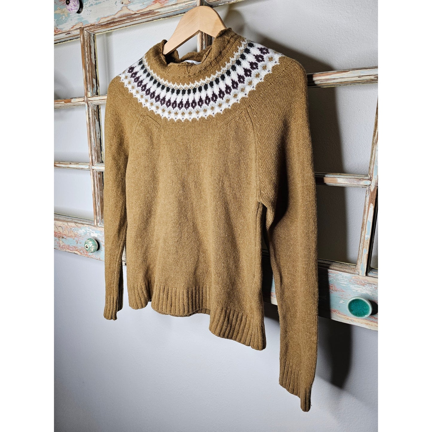 Sea New York Fair Isle Wool Sweater Ladies Size Small