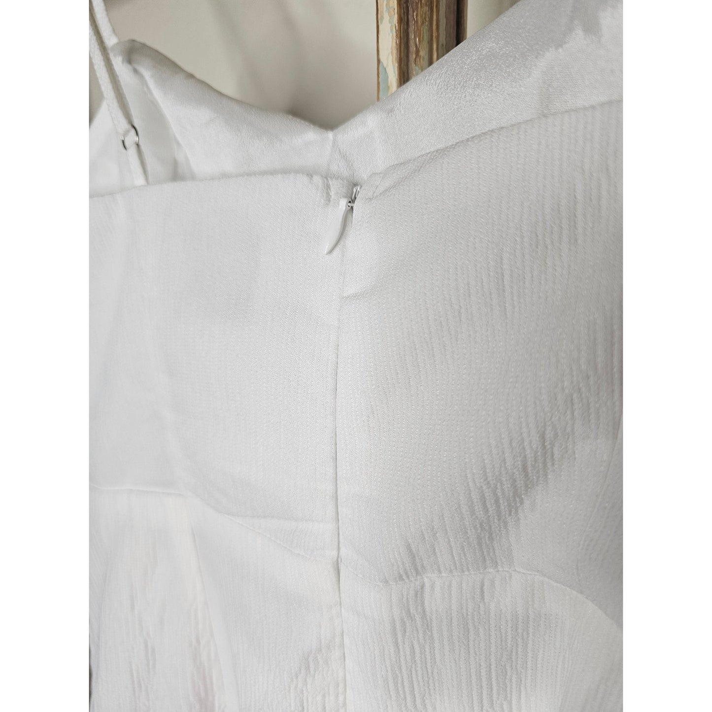 NWT Hello Molly White Cut Out Dress Bride/ Shower/ Bachelorette Size  6