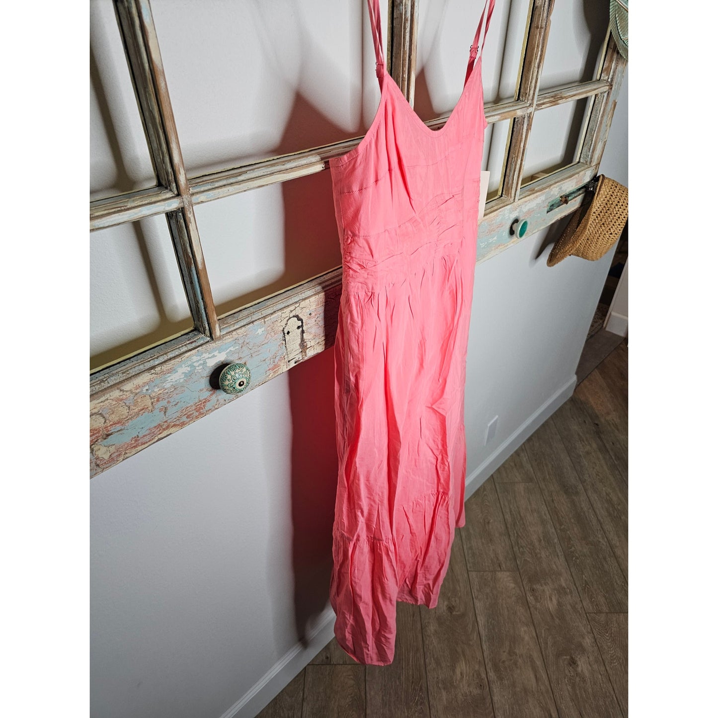NWT Coral Adjustable Strap Midi Sun Dress Ladies size Medium