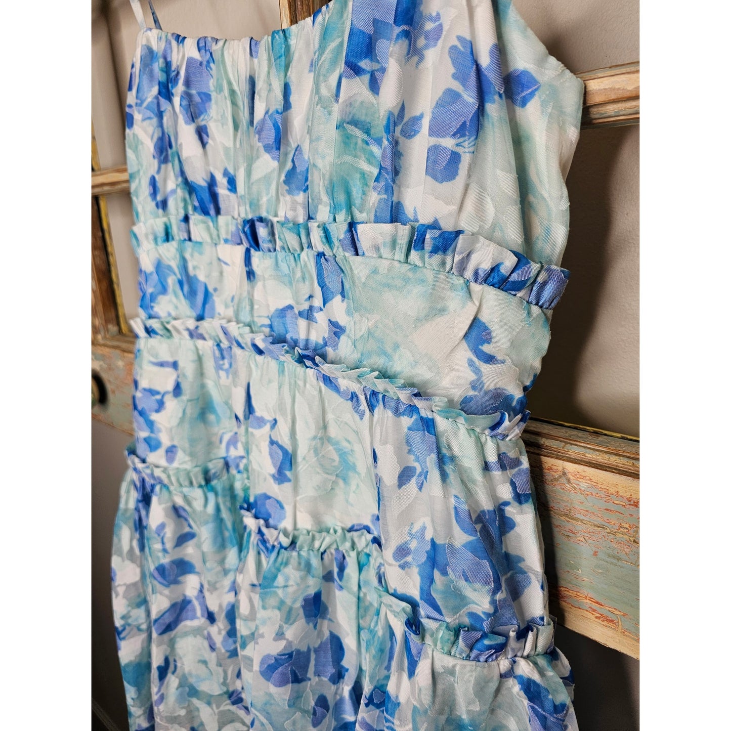 NWT Lined Majorelle Demi Tiered Ruffle Mini Dress Size Small