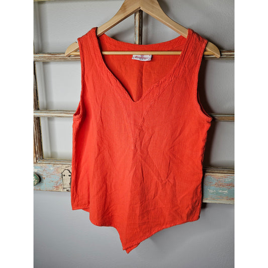 CottonWays Nancy Favorite Tank 100% Cotton Gauze Ladies size 1: small/ Medium