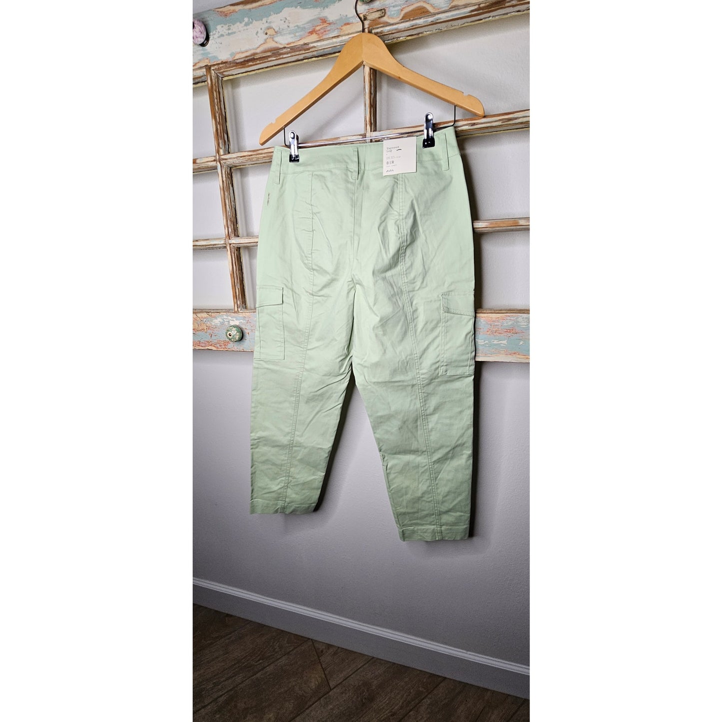 NWT Cargo Style Pants Muted Green Ladies size 8