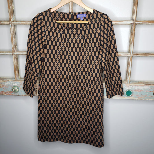 Vivienne Tam Coco Geometric chain print dress in ladies size 4