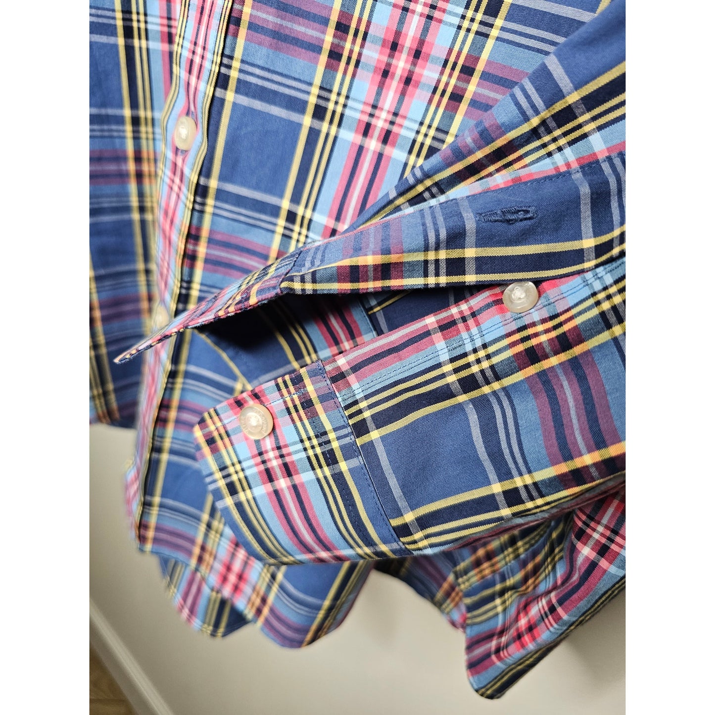 Vineyard Vines Whale Shirt Button Down Dress Oxford size Medium