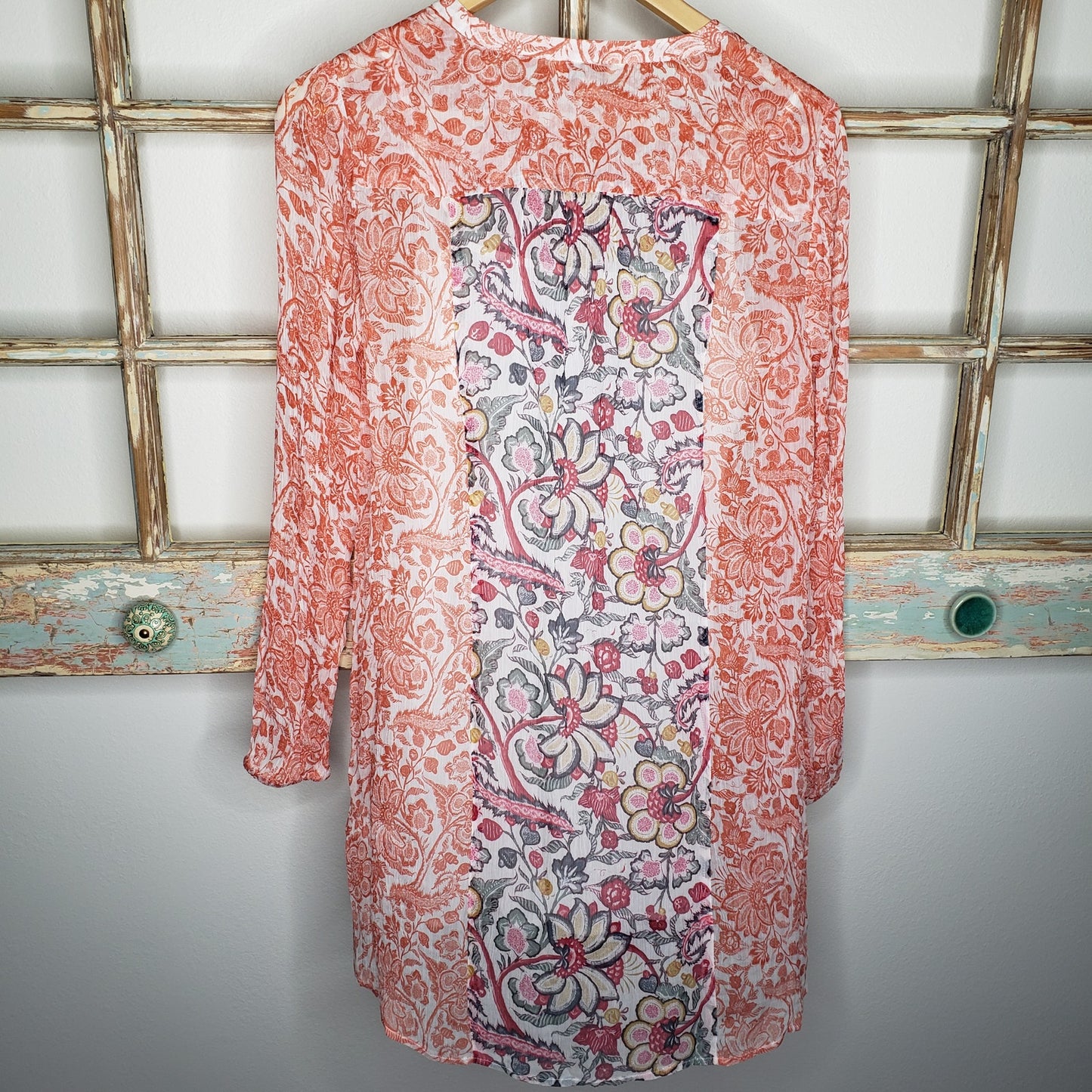 Lucky Brand Women lined floral Tunic ladies size Small