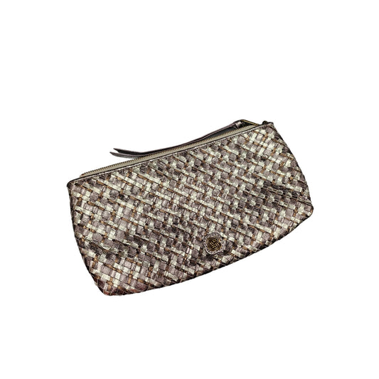 Clutch Leather Woven Tri Colored Neutral bag by Elliott Luca