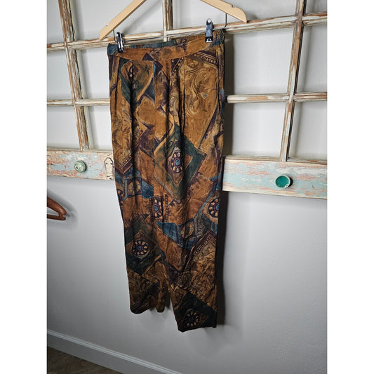 Vintage Synari Abstract Pants Ladies size Medium