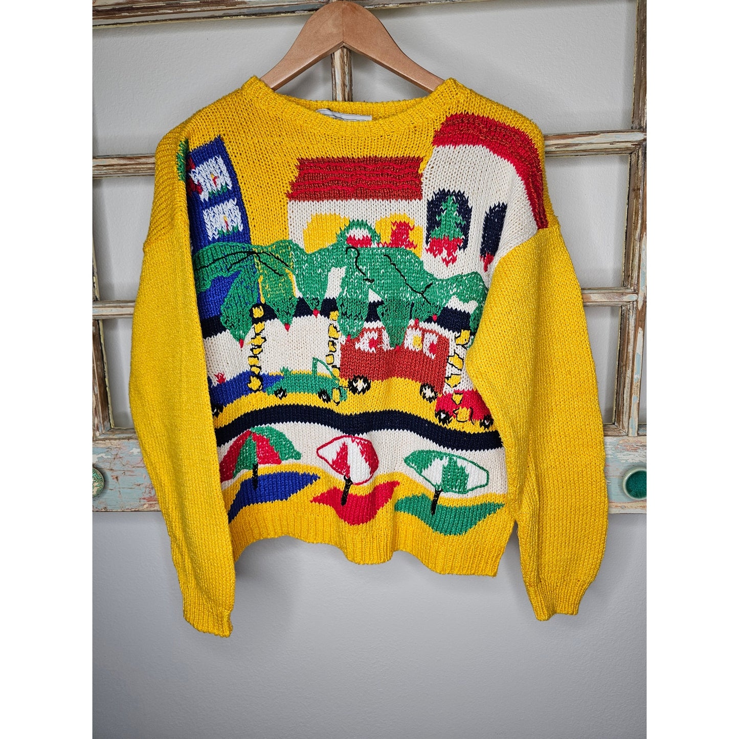 Vintage Lauren Alexandra Coastal Sweater size Medium