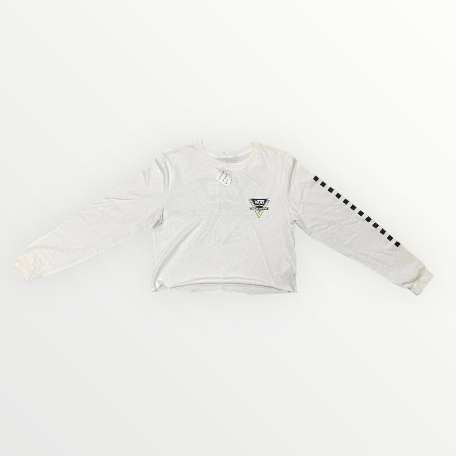 Vans Skateboards Juniors Medium white long sleeve top