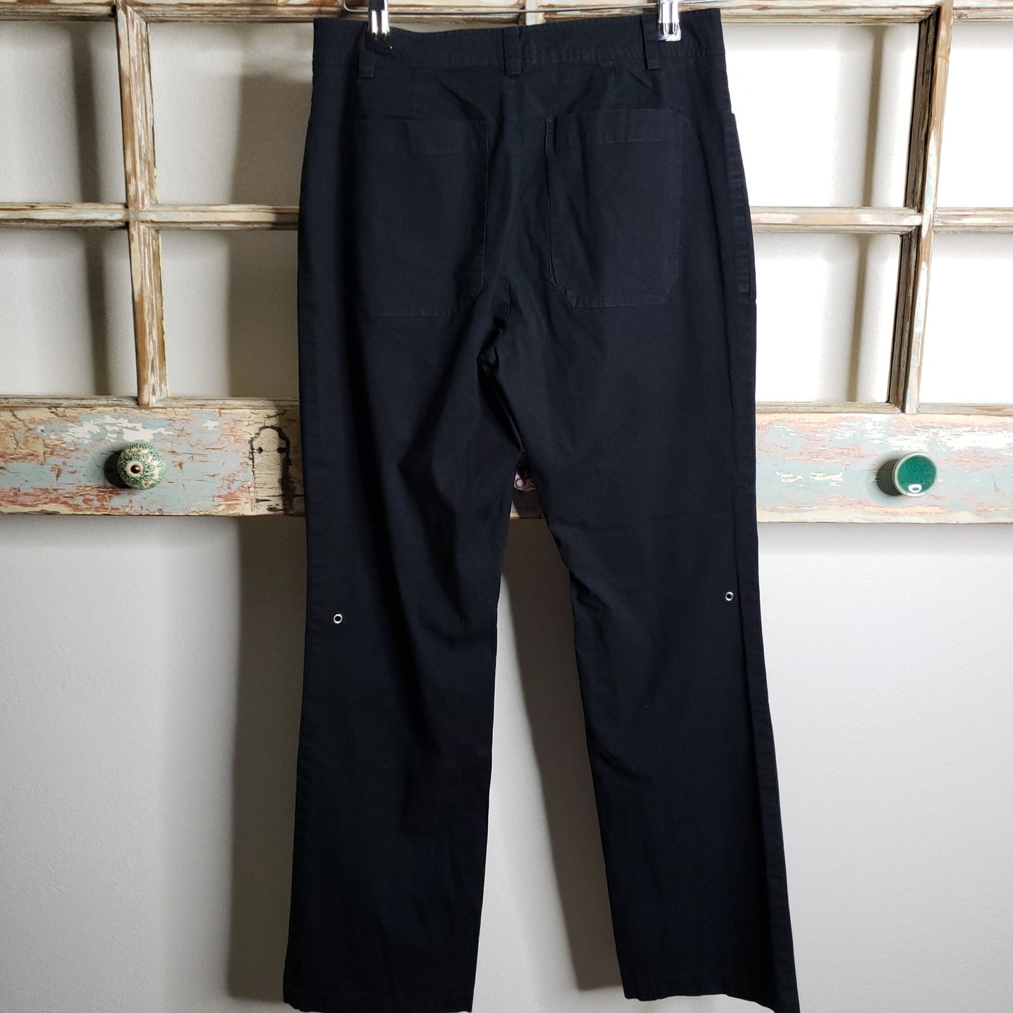 Club Monaco Cotton/Spandex black pants ladies size 4