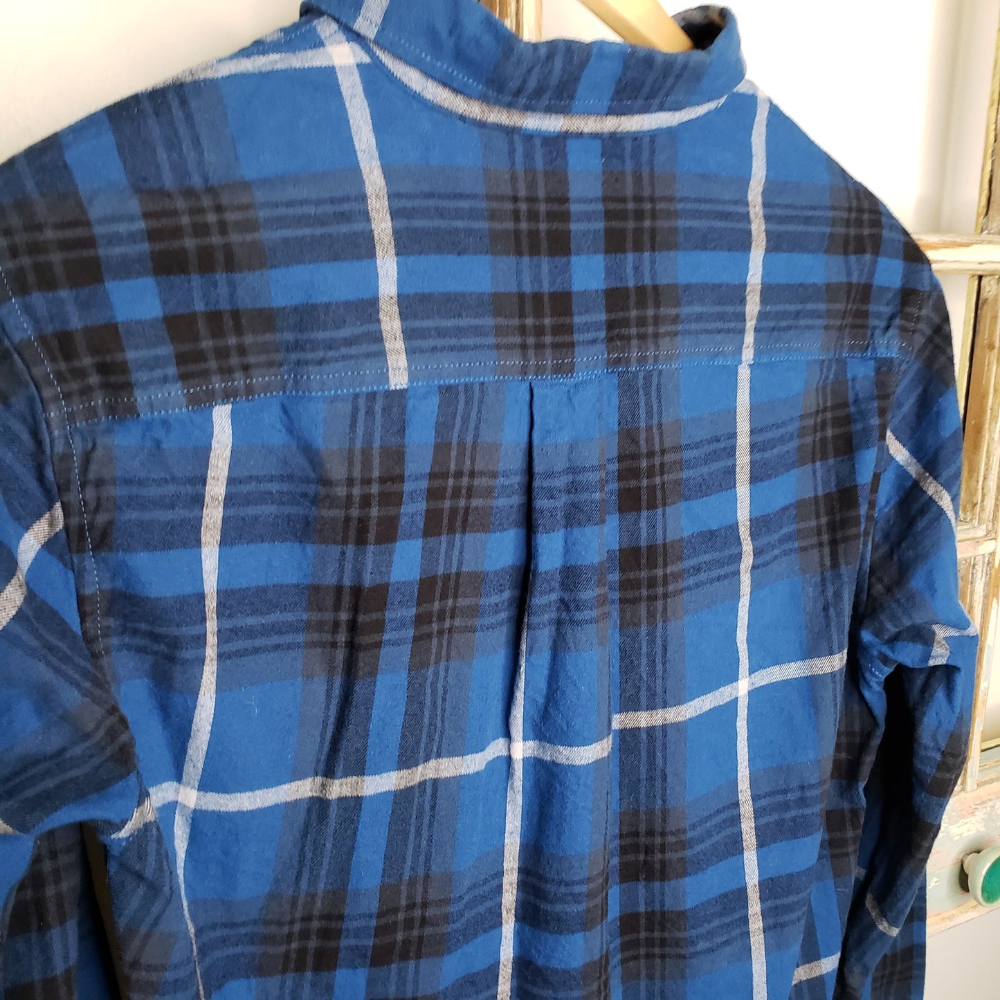 Eddie Bauer flannel men's Long Sleeve Plaid top size small