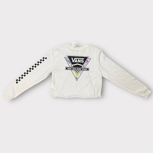 Vans Skateboards Juniors Medium white long sleeve top